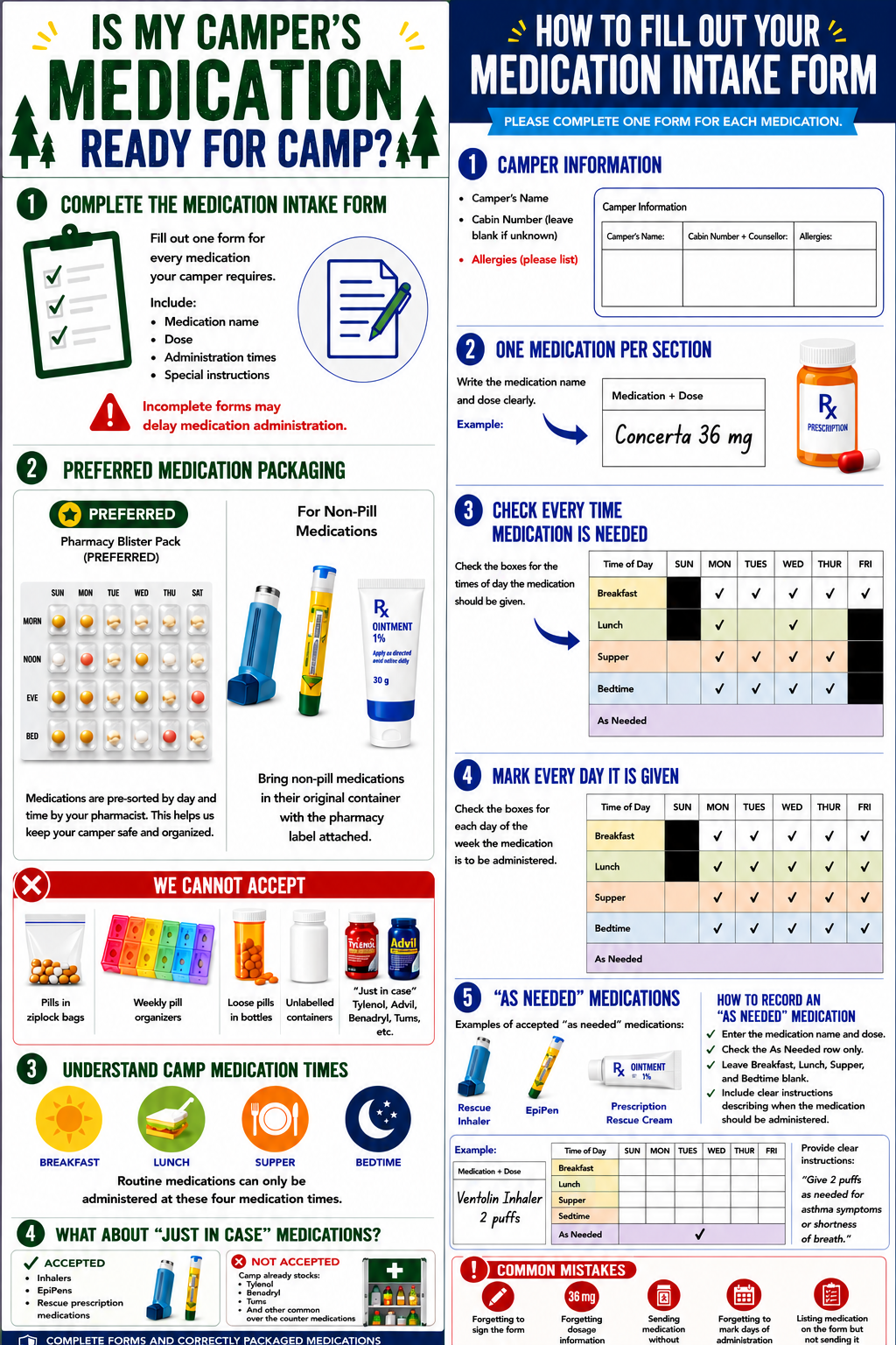 Medication Intake Infographic